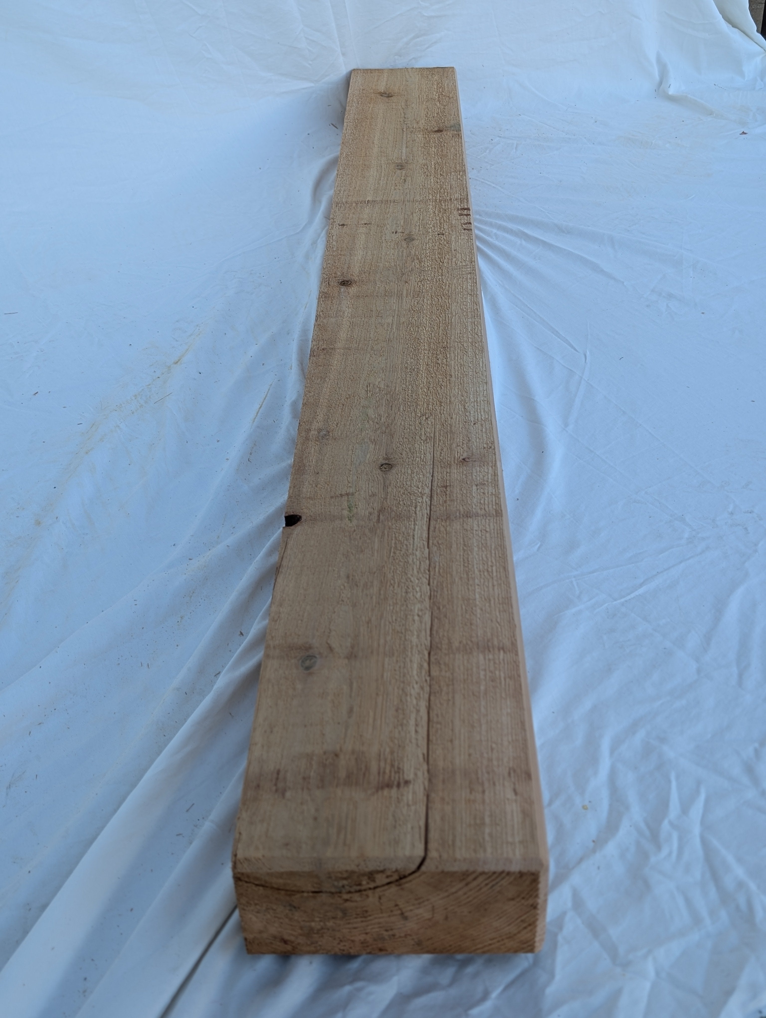 Rough Cut Cedar Mantel