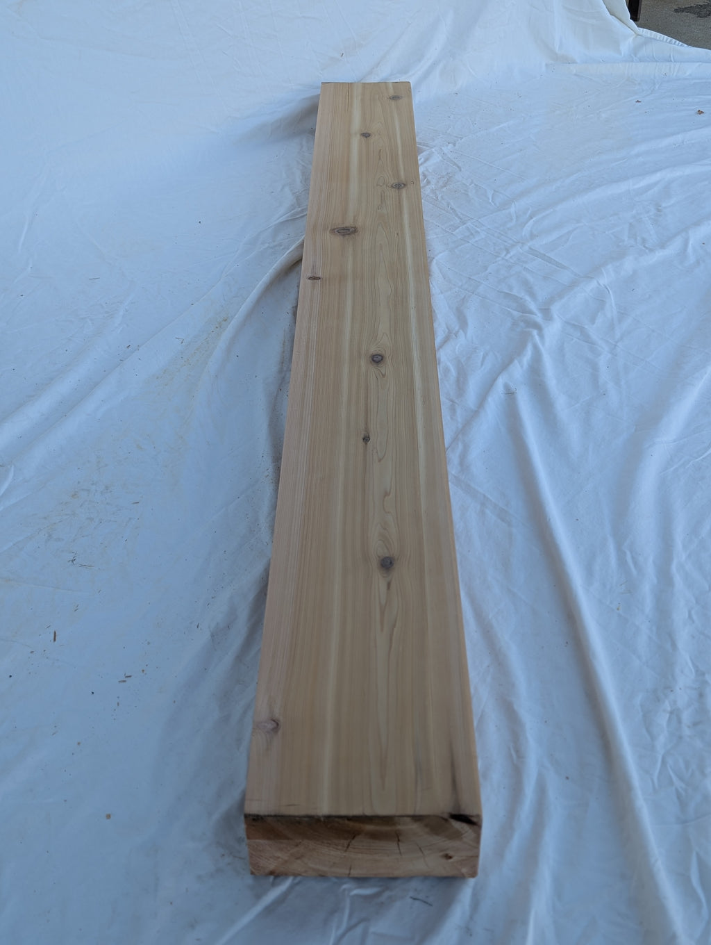 Planed Cedar Mantel