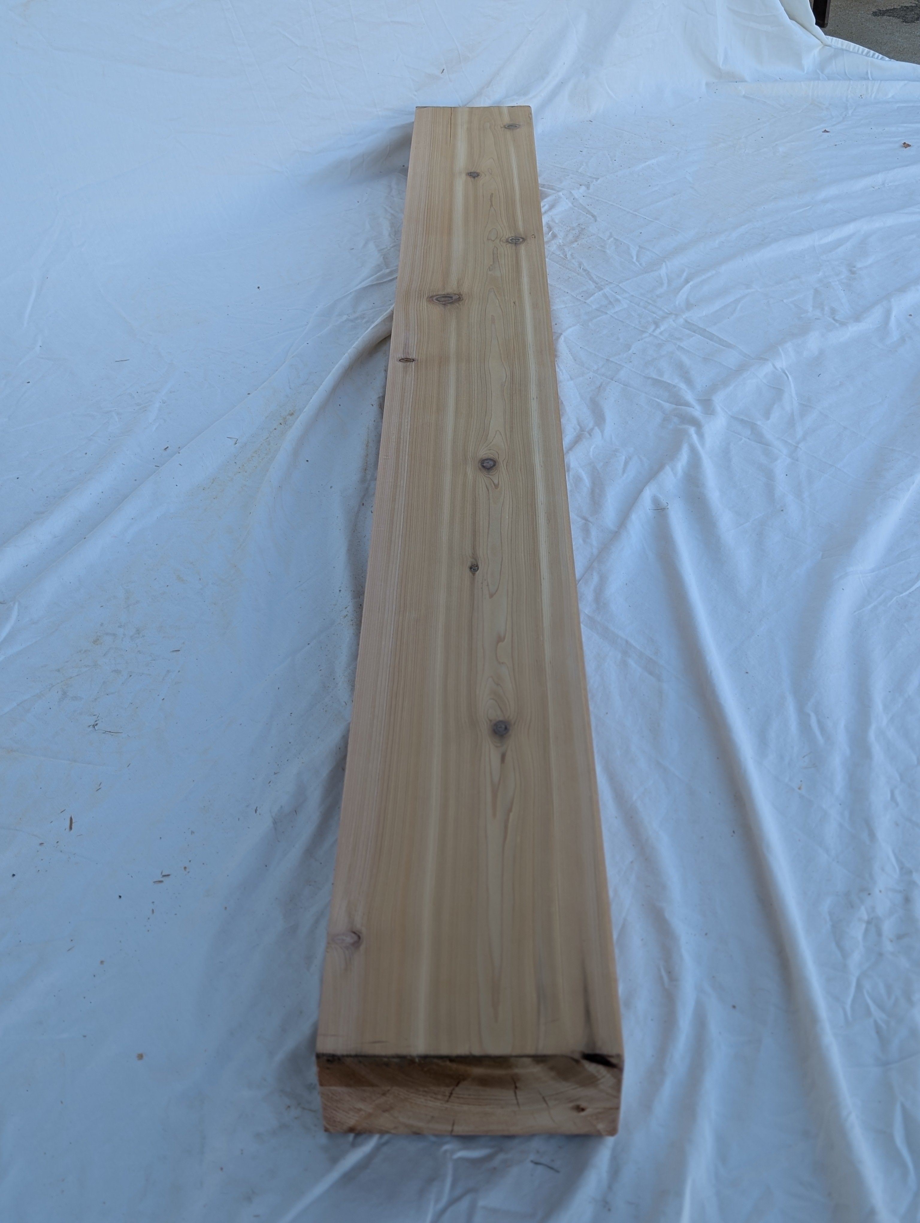 Planed Cedar Mantel